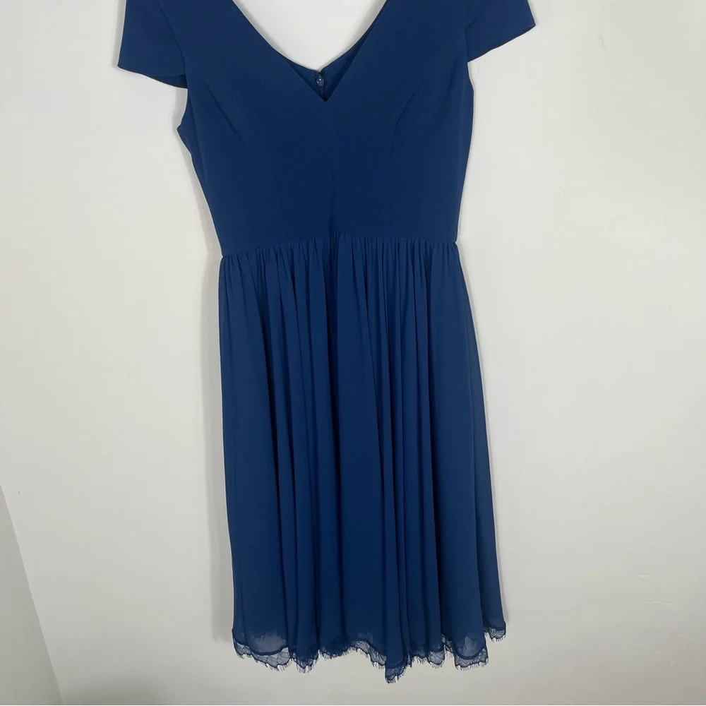 Dress the Population Blue Midi Dress Size Small - Picture 7 of 15